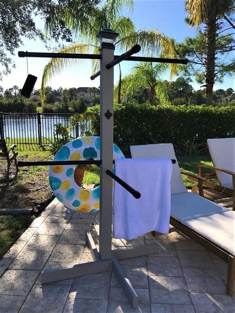 Towel Tree Made In The Usa 1000 In 2020 Pool Towels Pool Deck