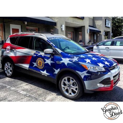 Ford Escape Wrapped In Custom Printed Avery 1005ezrs Vinyl