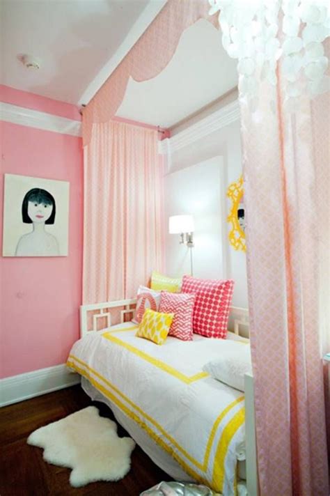 Glamorous, fluffy, soft and feminine bedroom from head to toe in pink. 20 Pretty and Stylish Teenage Girl Bedroom Ideas | House ...