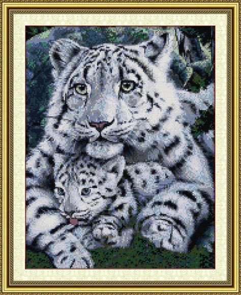 Tiger Baby Counted Cross Stitching Ct Printed Ct Handmade Cross