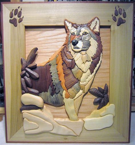 Winter Wolf By Lobudugas On Deviantart Wood Art Design Wood Art