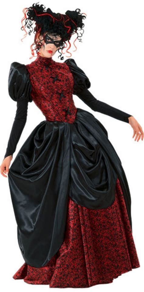 Royal Vampiress Halloween Costume Dress Masquerade Ball Gowns Queen