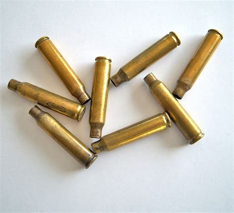 Long Brass Spent Bullet Casing Empty Shell With Authentic