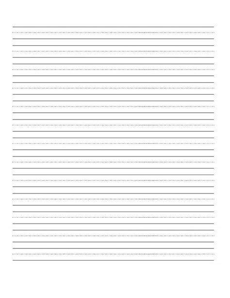 The first letter is written out in a traceable font so that your child. 5 Best Images of Printable Blank Writing Pages - Free ...