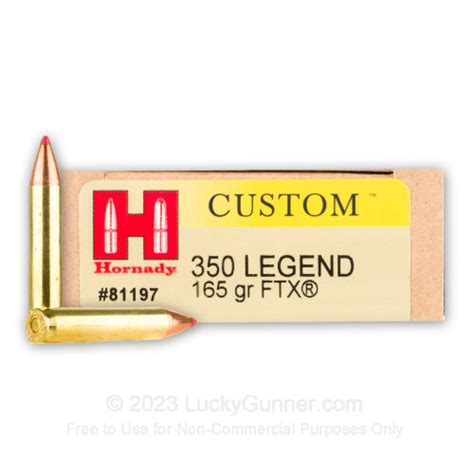 Premium 350 Legend Ammo For Sale 165 Grain Ftx Ammunition In Stock By