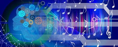 Technology Music Background With Cogs Technology Web Background
