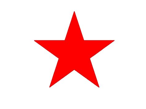 Red Star Png Transparent Image Download Size 1024x768px