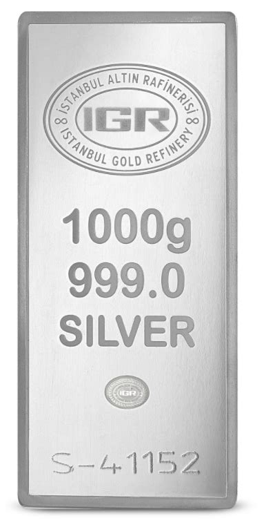 Buy The Igr Kilo 3215 Oz Silver Bar New Wassay Monument Metals