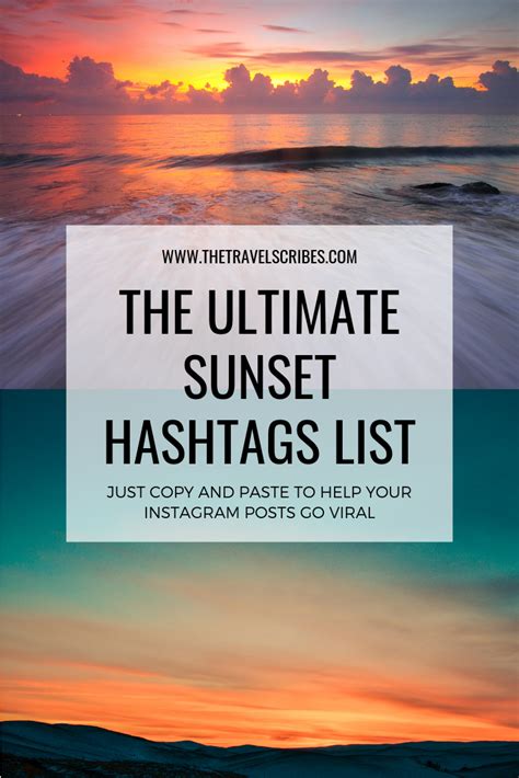 Maybe you would like to learn more about one of these? The best sunset hashtags for Instagram success | Best ...