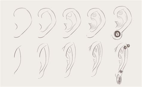 Pin By Anna K On Art Tutorials How To Draw Ears Face Drawing Drawings