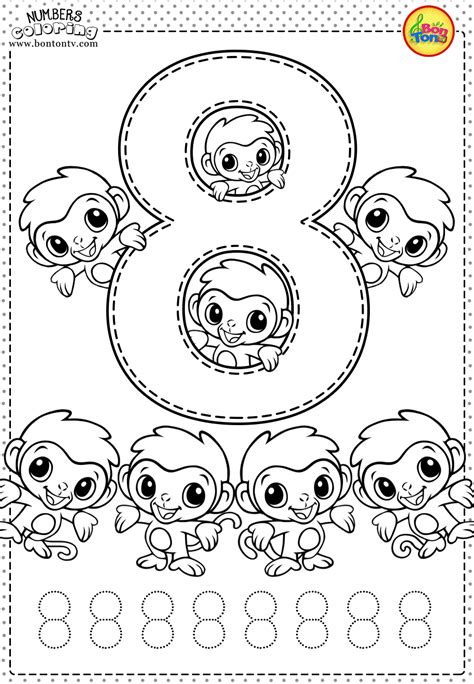 I've drawn the numbers 1 through 10 as cartoons i would love to see how these coloring pages turn out in the hands of your preschoolers! Number 8 - Preschool Printables - Free Worksheets and ...