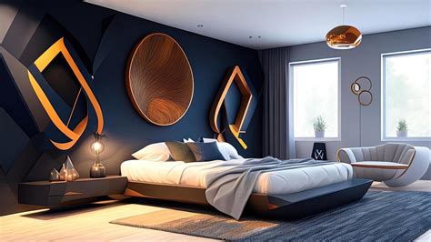 Bedroom Interior Design 3d Render Concept Of Modern Bedroom Ai