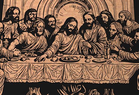 The Last Supper Svg Jesus Christ Svg Ultima Cena Christian Etsy