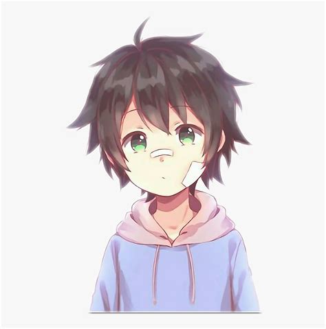 Maybe you would like to learn more about one of these? Freetoedit Animeboy Blackhair Greeneyes Anime Boy Black - Anime Boy With Black Hair, HD Png ...