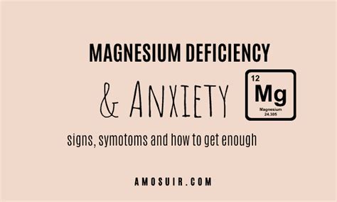 magnesium deficiency signs symptoms and causes how to get enough