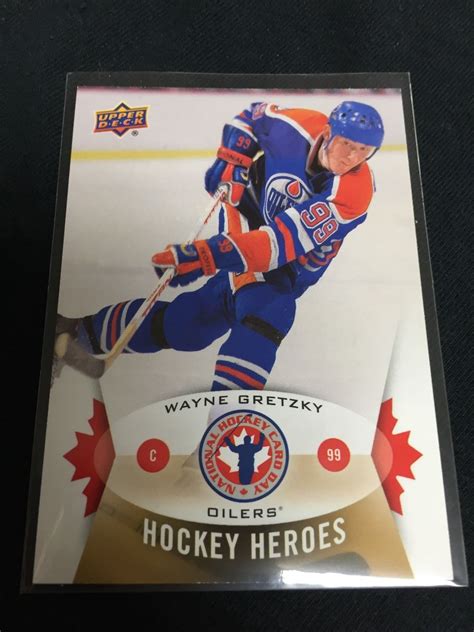 Wayne Gretzky Upper Deck Hockey Heroes Card