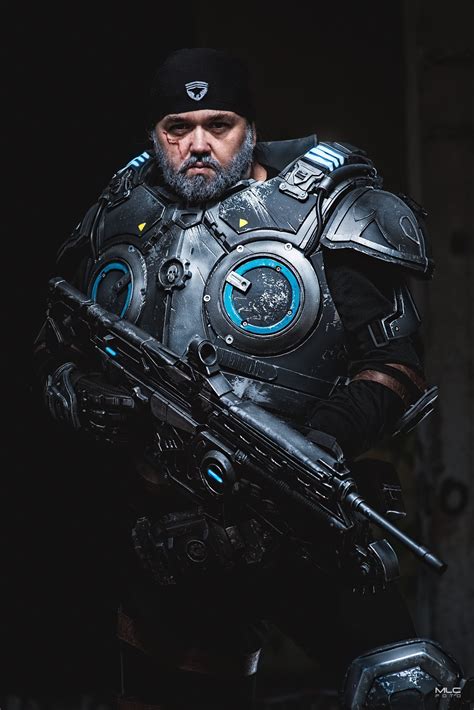 Marcus Fenix Gears Of War Inspired Cosplay Costume Etsy Uk