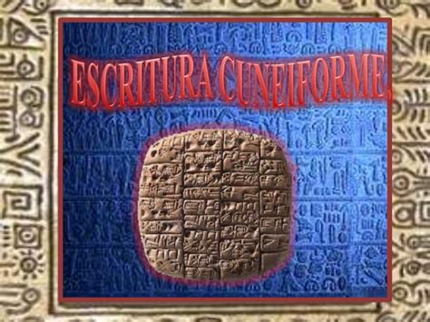 Orígenes De La Escritura Cuneiforme En Mesopotamia Ppt