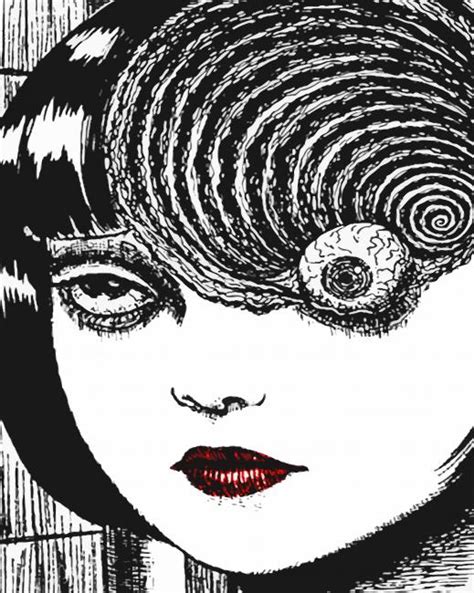 Junji Ito Manga Art Paint By Numbers Painting By Numbers