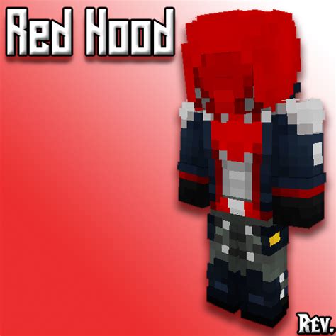 Red Hood Batman Arkham Knight Minecraft Skin