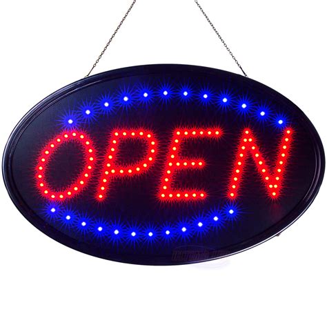 Ultima Led Neon Open Sign For Business Jumbo Lighted Sign Open With