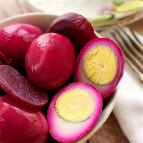 Red Beet Eggs Pickled Eggs Bunnys Warm Oven