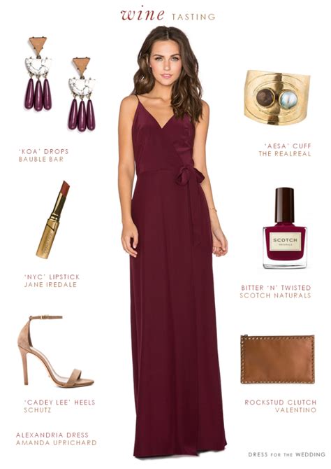 Burgundy Maxi Dress This Burgundy Dress For A Wedding Works For Both