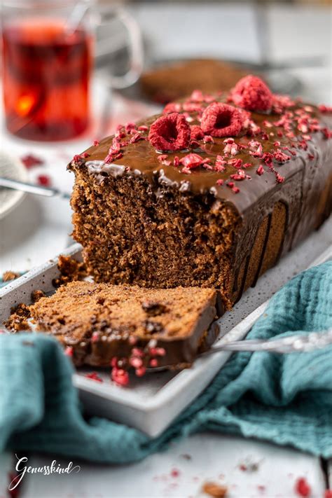 Dieser kuchen ohne zucker steht anderen kuchen in nichts nach! Schoko-Himbeer Kuchen - Genusskind