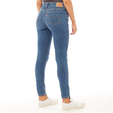 Levis Damen 710 Super Skinny Jeans Blau