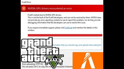 Fix Fivem Crashing Nvidia Gpu Drivers Encountered A Problem Fix
