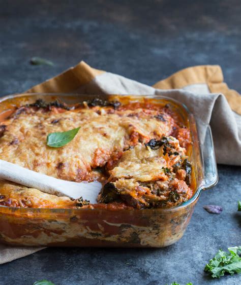 But paula deen desires to achieve the impossible and make it tastier and even more unhealthy. Vegetarian Roasted Eggplant Lasagna | high protein ...