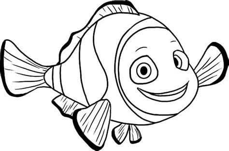 Learn how to draw nemo from finding dory and finding nemo. Clown Fish Saying Hello Coloring Pages | Best Place to Color