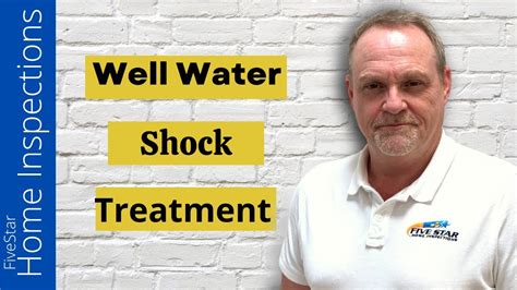 Well Water Chlorination Well Water Shock Treatment Youtube