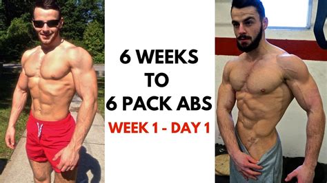 6 Pack Abs Workout At Home 6 Weeks To 6 Pack Abs Day 1 Youtube