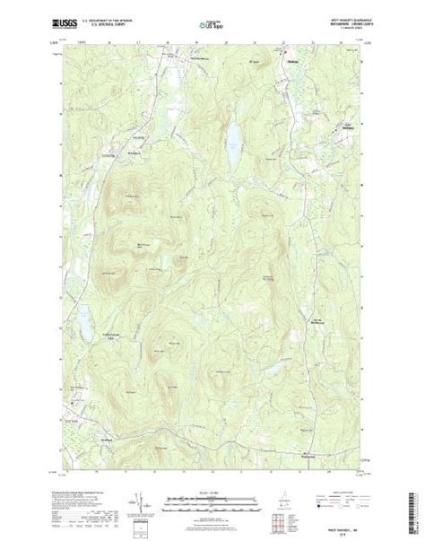 Mytopo West Swanzey New Hampshire Usgs Quad Topo Map