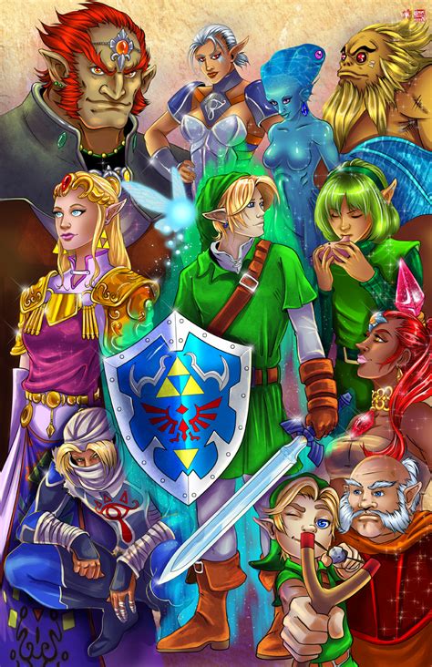 Legend Of Zelda Ocarina Of Time By Wil Woods On Deviantart