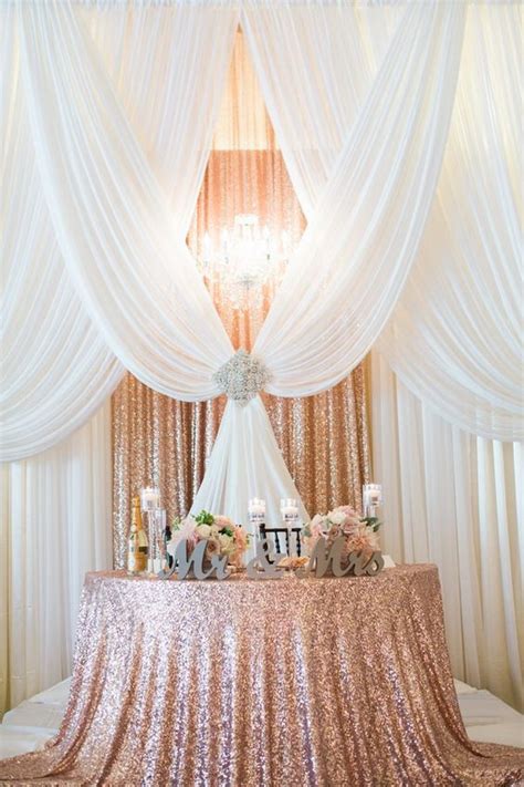 21.10.2020 · 10 beautiful rose gold decoration for bedroom 1. 18 Amazing Wedding Head Table Backdrop Decoration Ideas ...