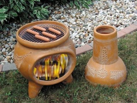 Improve your outdoor patio decor with our ceramic chimney. 10 best Clay Fire Pits images on Pinterest | Clay fire pit ...