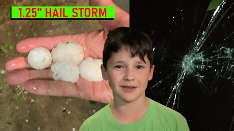 Hail Storm | 1.25" HAIL - YouTube