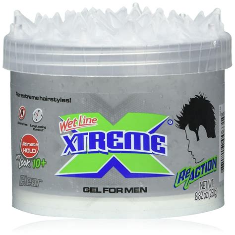 Xtreme Reaction Clear Styling Hair Gel Wetline Ultimate Hold 882 Oz