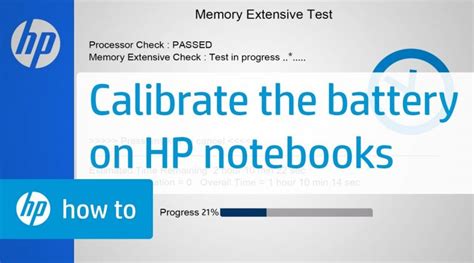 Calibrate The Battery On Hp Notebooks Hp Computers Hp