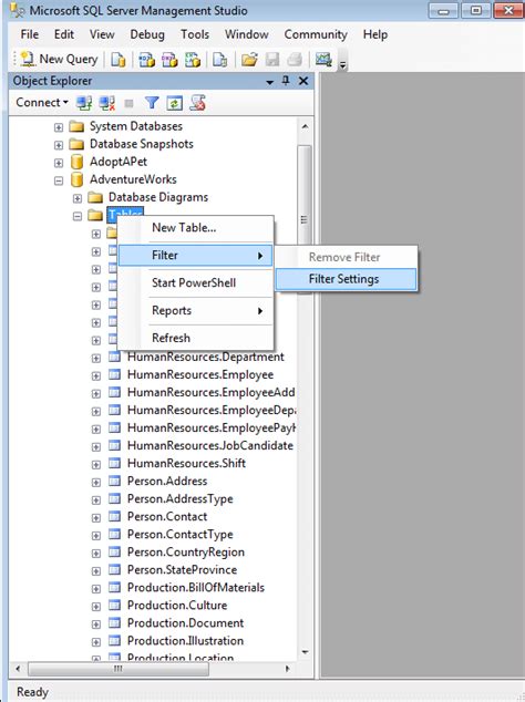 How To Connect Tables In Sql Server Management Studio Elcho Table