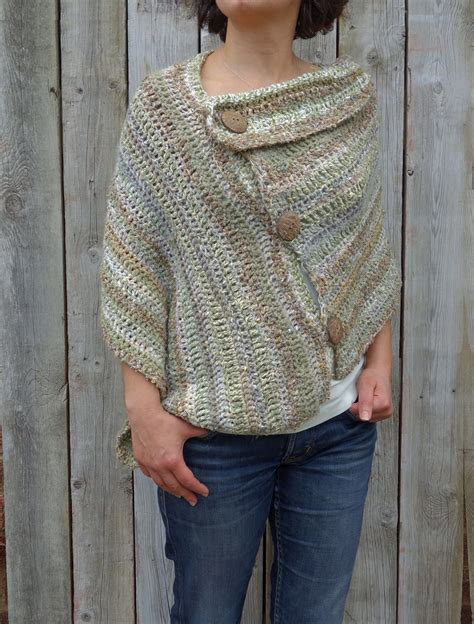 "This gorgeous poncho is quick and easy to make, perfect pattern for a