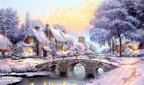 Pin by Carolyn Argabright on Thomas Kinkade Art | Winter painting