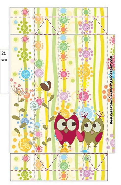 Owls Couple Free Printable Boxes Oh My Fiesta In English