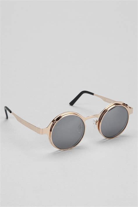 Spitfire Technotronic Round Flip Sunglasses Urban Outfitters Flip Sunglasses Fashion Eye