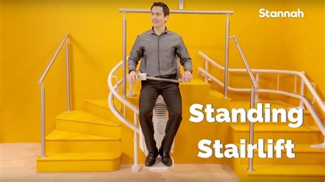 The Standing Stairlift With Perch Seat Youtube