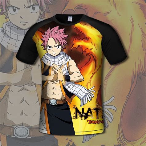 Xhtwcy New Style Anime Fairy Tail T Shirt Short Sleeve Summer Style