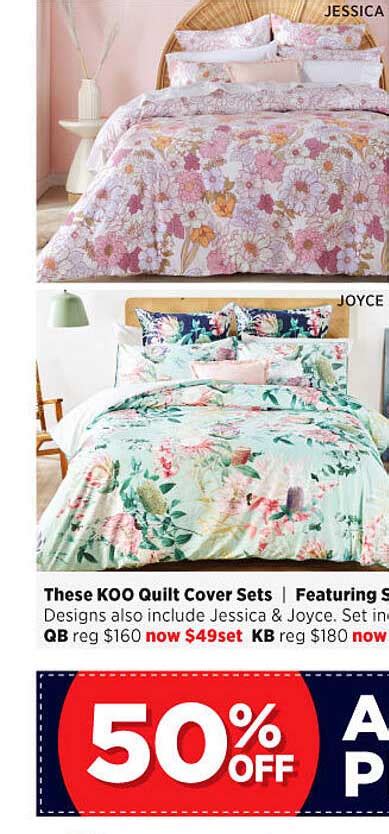These Koo Quilt Cover Sets Offer At Spotlight Au