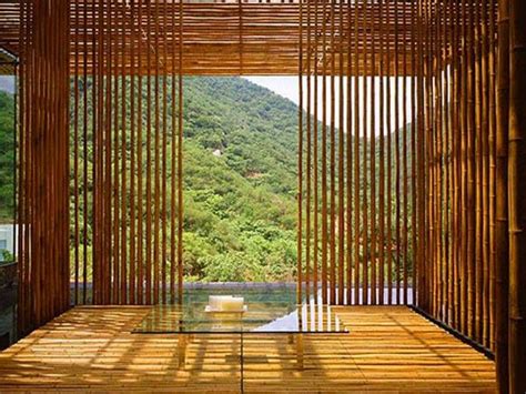 desain interior rumah bambu desain minimalis